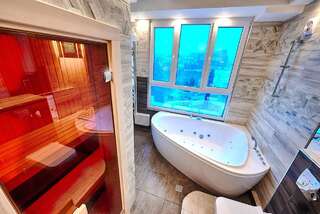Апартаменты Sauna, Big Jacuzzi , Khreshchatyk apartments Киев Апартаменты с 1 спальней-44