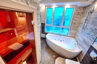 Апартаменты Sauna, Big Jacuzzi , Khreshchatyk apartments Киев Апартаменты с 1 спальней-46